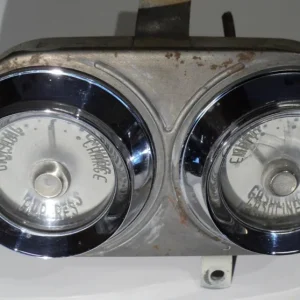 1956Desotoampere meter, fuel gauge(Poor glass, working meter) Nedsatt pris