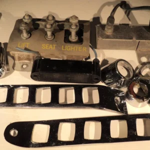 1960Chrysler Imperial miscellaneous details dashboard (el not tested) Kampanj