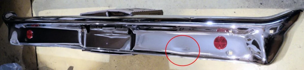 1961 Mercury Montereybumper rear(damage see picture) Erbjudandepris