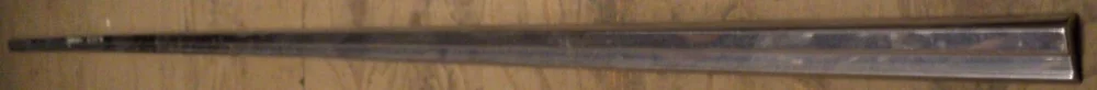 1965Chrysler NewYorker 2dr htrear fender strip right . Note only in stor Beställ nu