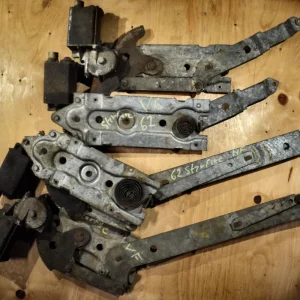 1961 1962 1963 1964 Chevrolet Pontiac Oldsmobile Buick2dr ht electric elevator rack power window motor kit all 4 windows Erbjudande