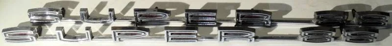 1963 Oldsmobile 88emblem Super 88left and right Kampanj