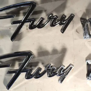 1965 Plymouth Fury emblem“Fury III”left and right Handla nu