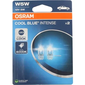W5W CoolBlueIntense, 12V-5W, OSRAM, 2-Pack Begränsad tid