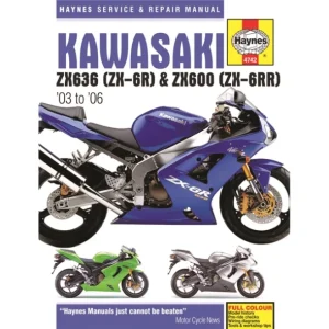 Verkstadsmanual, ZX-6R Ninja 03-06 Erbjudande