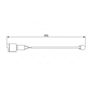 Varningssensor, bromsbel&auml;ggslitage Endast denna vecka