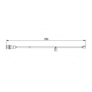 Varningssensor, bromsbel&auml;ggslitage Extra rabatt