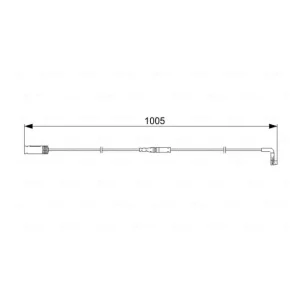 Varningssensor, bromsbel&auml;ggslitage Bästa pris