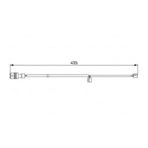 Varningssensor, bromsbel&auml;ggslitage Billigare