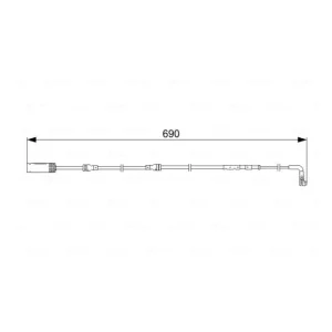 Varningssensor, bromsbel&auml;ggslitage Populärt val