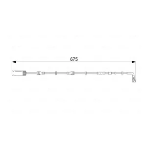 Varningssensor, bromsbel&auml;ggslitage I lager