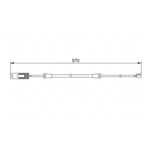 Varningssensor, bromsbel&auml;ggslitage Erbjudande
