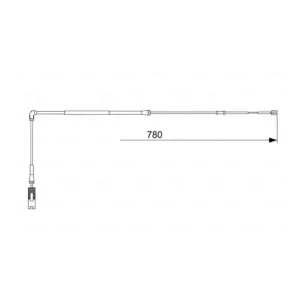 Varningssensor, bromsbel&auml;ggslitage Kampanjpris