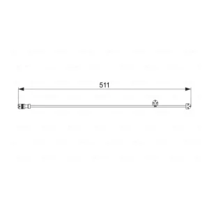 Varningssensor, bromsbel&auml;ggslitage Begränsad tid