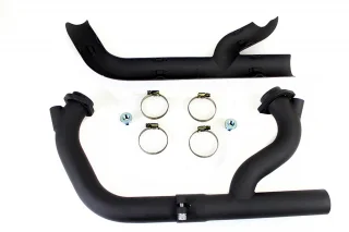 Snabb frakt 2:1 Siamese Exhaust Header Set BlackXL 86-03