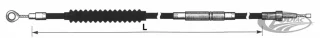 "Gzp Clutch Cable Std Black Xl86-Up 59""" Utförsäljning