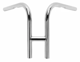 Lowbrow 11" narrow rabbit ear handlebar Chrome, no dimples Extra rabatt
